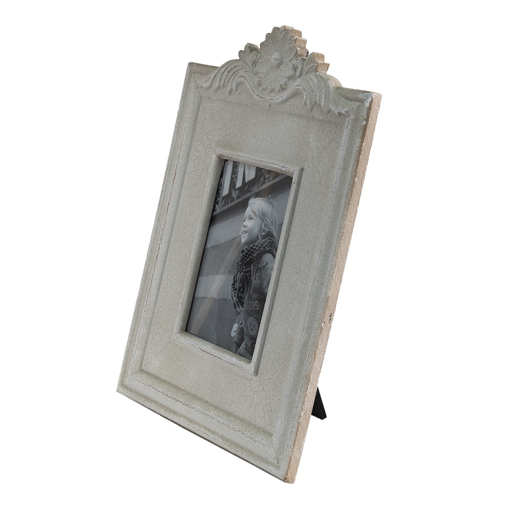 Fotorahmen in Beige, MDF und Glas