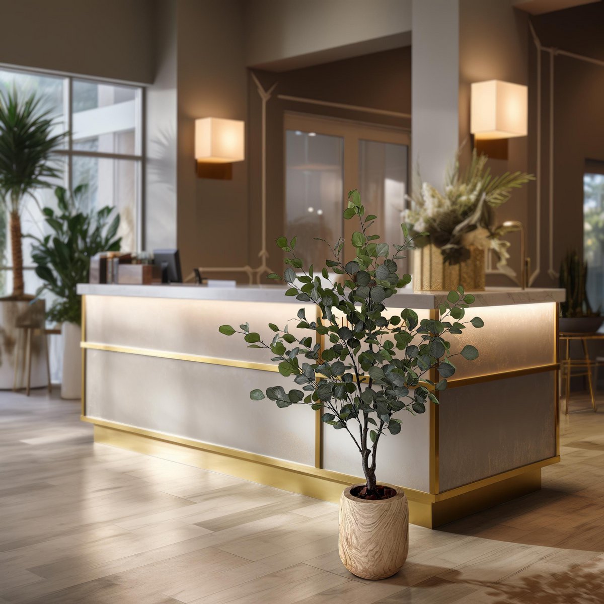 Künstliche Pflanze - Eukalyptus - Blue Gum Tree - 140 cm