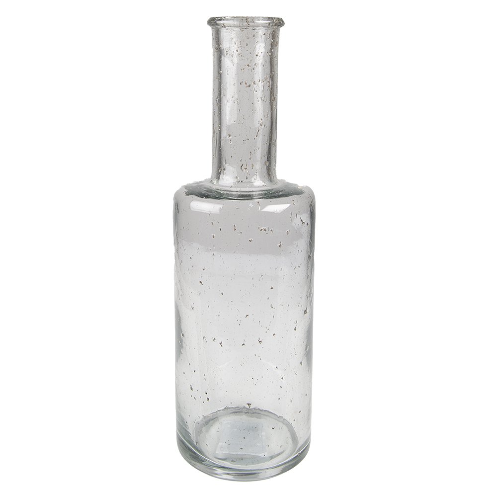 Schlanke Glasvase, 11 x 34 cm