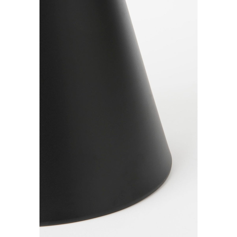 
                      
                        Großzügiger Beistelltisch – H55 x Ø40 cm – Metall – Schwarz
                      
                    