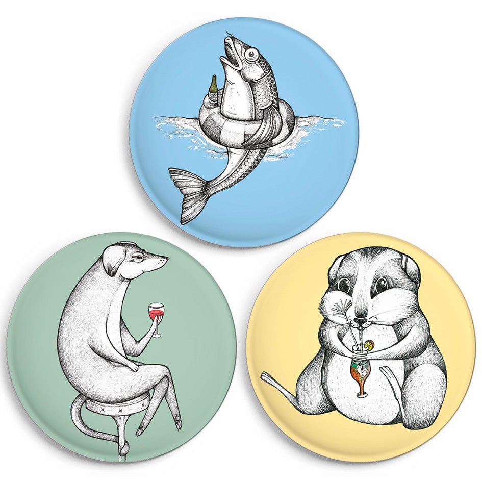 Magnet 3er-Set – Prösterchen