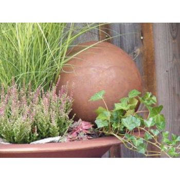 Rostige Metall Deko Kugel | Edelrost Gartendeko