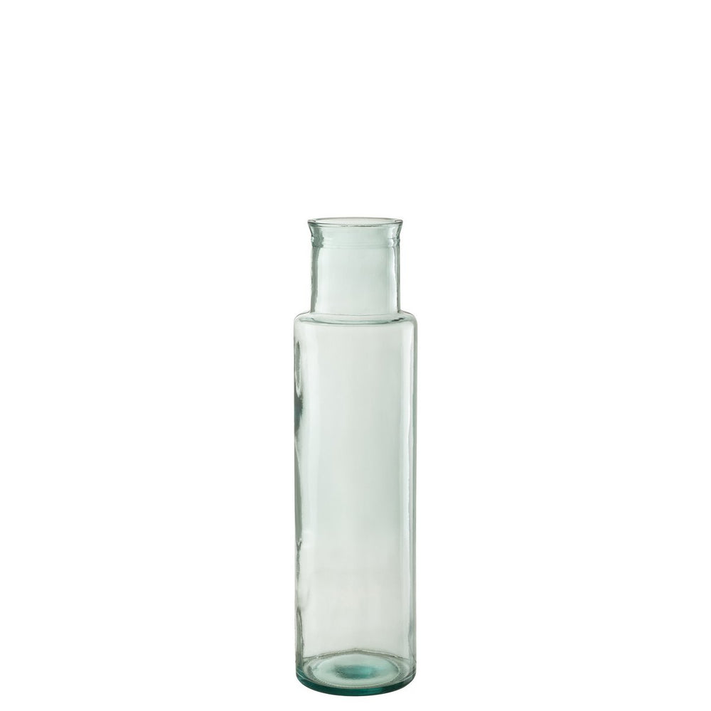Vase Zylinder – recycelt – Glas – groß