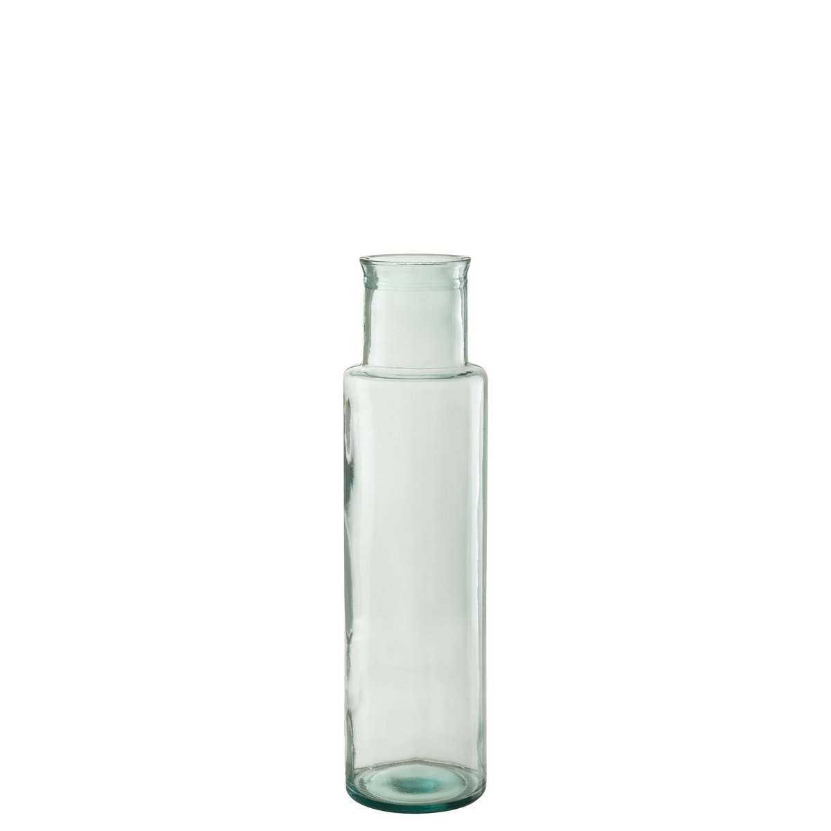Vase Zylinder – recycelt – Glas – groß