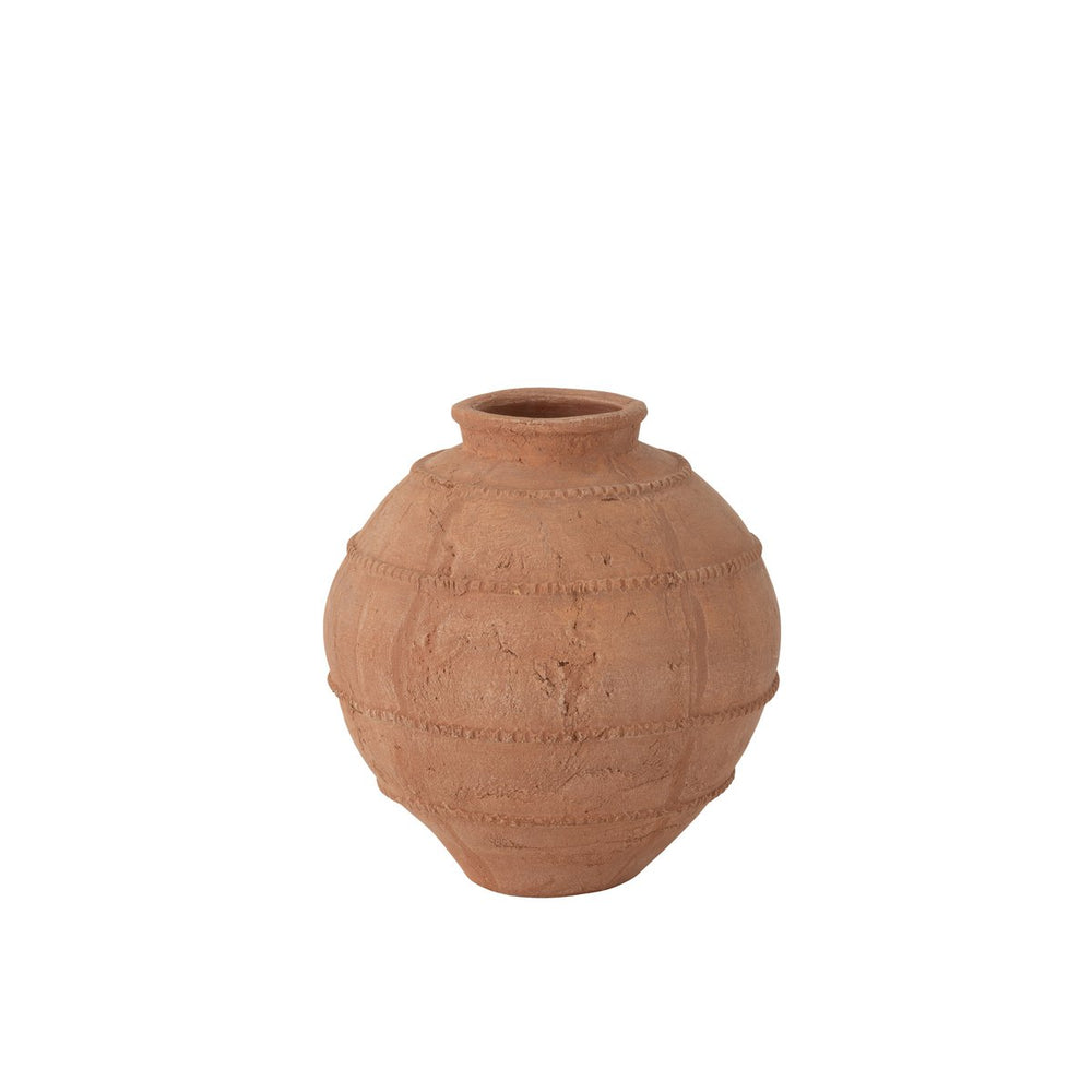 Vase Kaia Rund Terrakotta