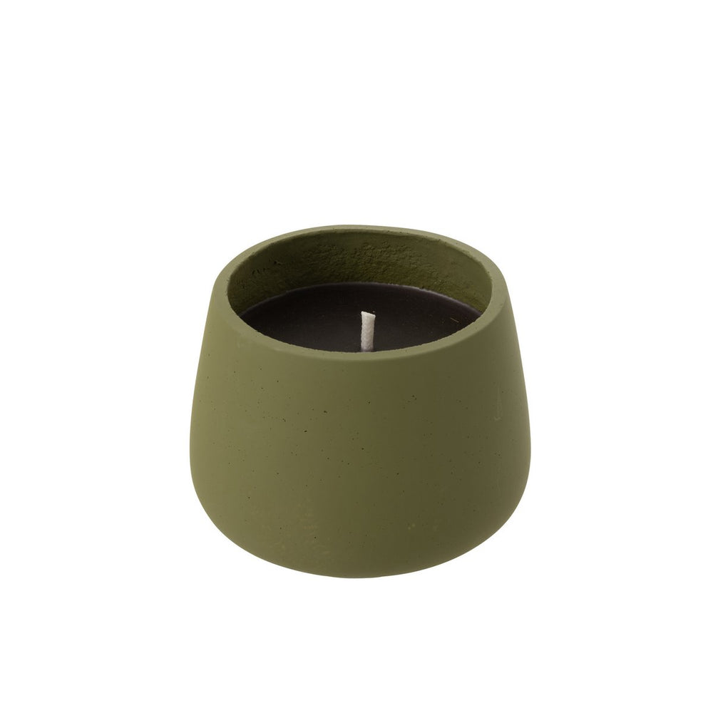 Outdoor Kerze Cyra Cement Green Medium