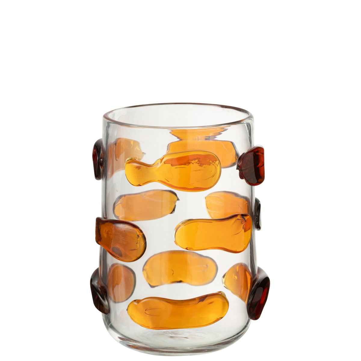 Vase Pebbles – Glas Bernstein, klein