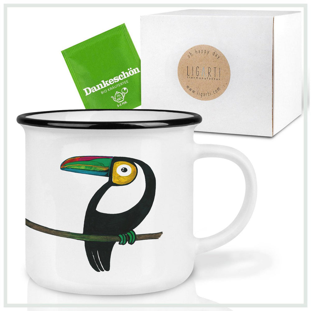 
                      
                        Keramiktasse – Tukanpaar
                      
                    